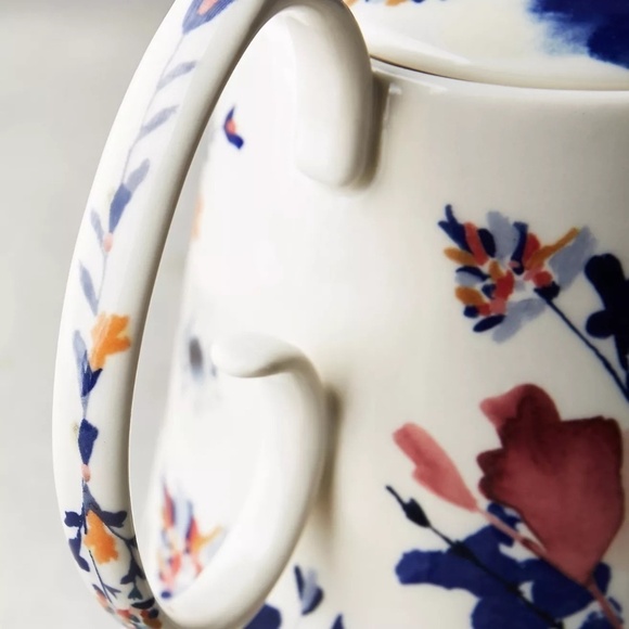 Anthropologie Wildflower Study Teapot, Rare Sold Out Discontinued - Picture 10 of 11